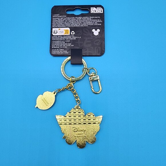 Loungefly Disney Tangled Rapunzel Pascal Paint Fall Autumn Keychain Charm NEW - Picture 6 of 12